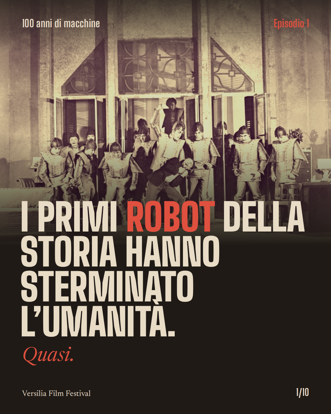 100 anni di macchine – Episodio 1: Da dove viene la parola «robot»?